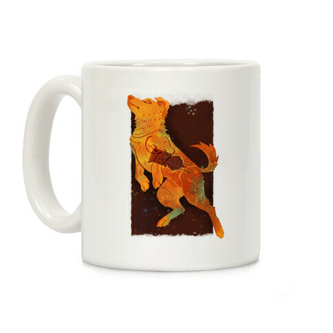 Astronaut Dog Zvezdochka Coffee Mug