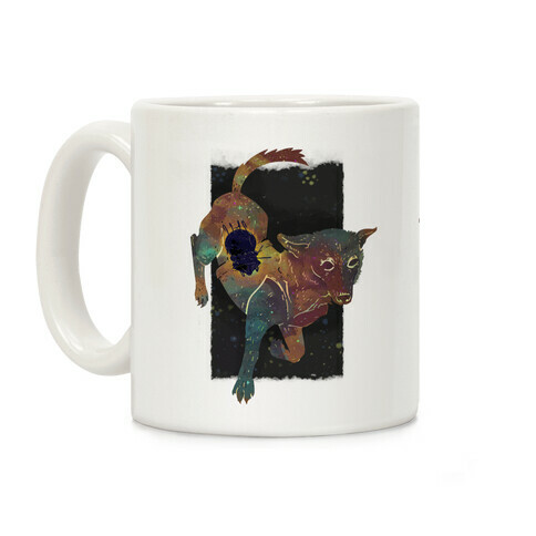 Astronaut Dog Chernushka Coffee Mug