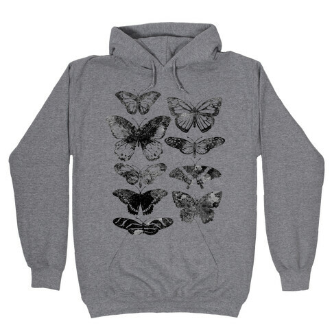 Butterfly Species Hooded Sweatshirt