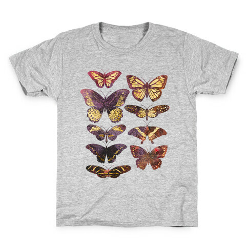 Butterfly Species Kids T-Shirt