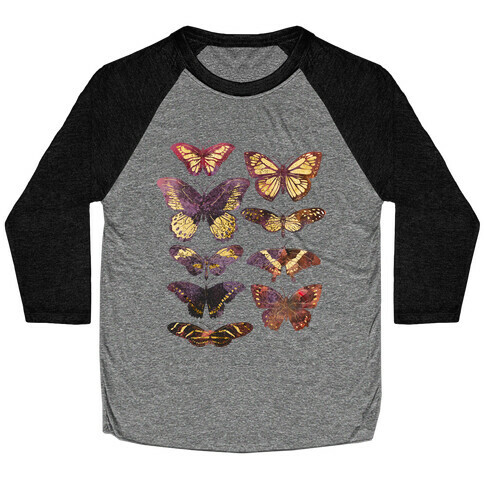 Butterfly Species Baseball Tee