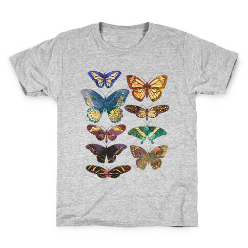 Butterfly Species Kids T-Shirt