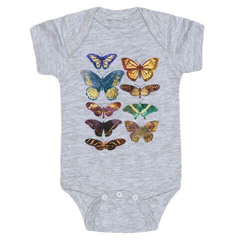 Butterfly Species Baby One-Piece