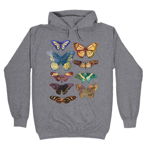 Butterfly Species Hooded Sweatshirt