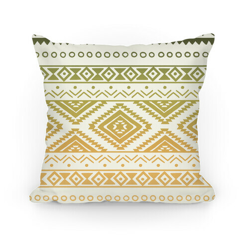 Aztec Ombre Pattern Pillow