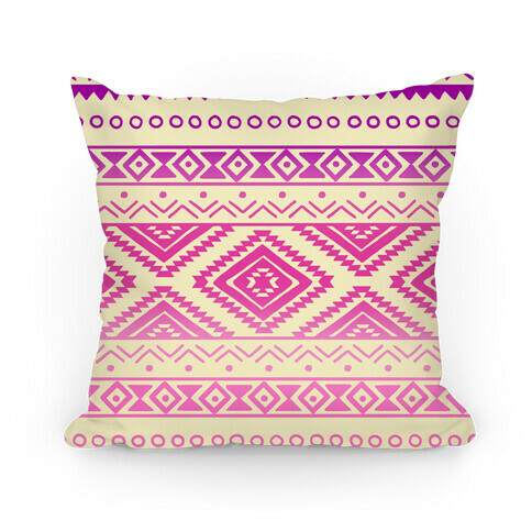 Aztec Ombre Pattern Pillow