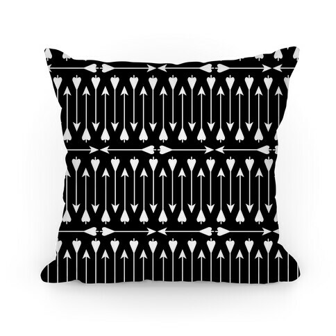 Bow Arrow Stripe Pattern Pillow