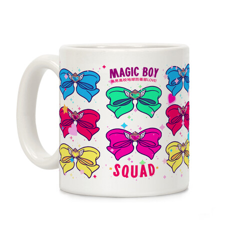 Magic Boy Anime Bows Coffee Mug