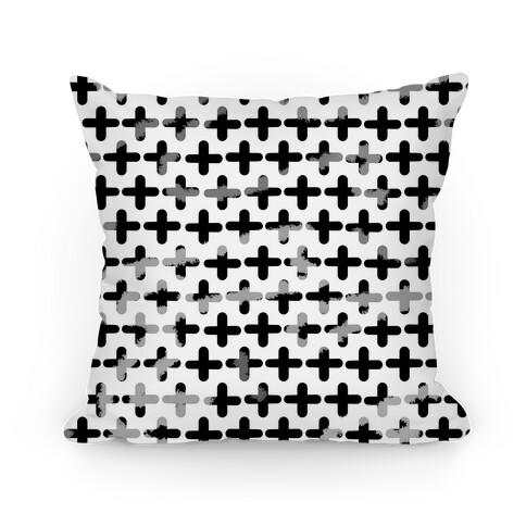 Plus Sign Pattern Pillow