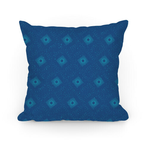 Abstract Geometric Sun Pattern Pillow