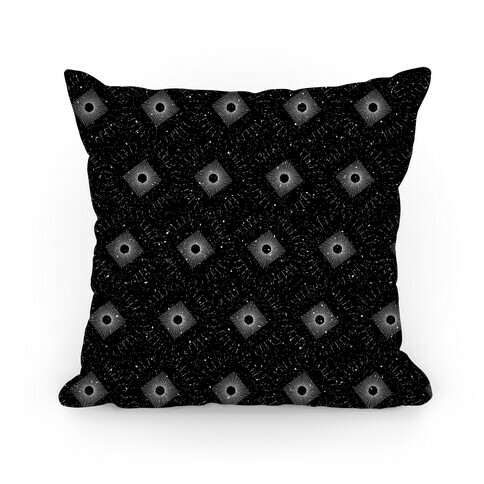 Abstract Geometric Sun Pattern Pillow