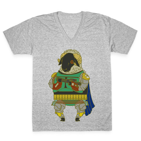 Boba Sheep V-Neck Tee Shirt