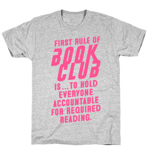 Book Club Rules T-Shirt