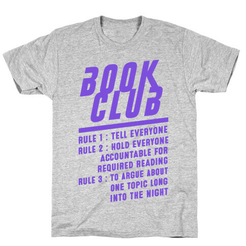 Book Club Rules T-Shirt