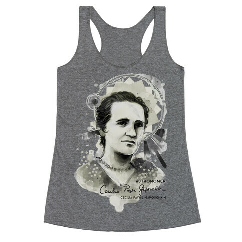 Cecilia Payne-Gaposchkin Famous Astronomer Racerback Tank Top