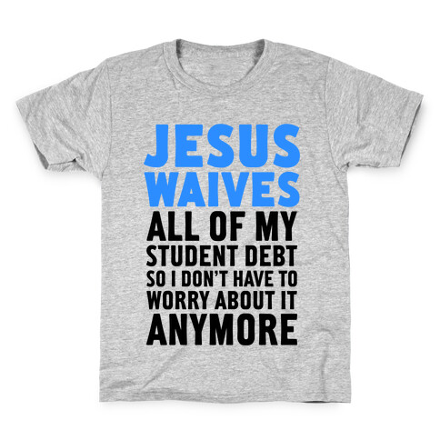 Jesus Waives Kids T-Shirt