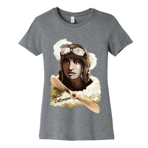 Queen Bess (Elizabeth "Bessie" Coleman) Womens T-Shirt