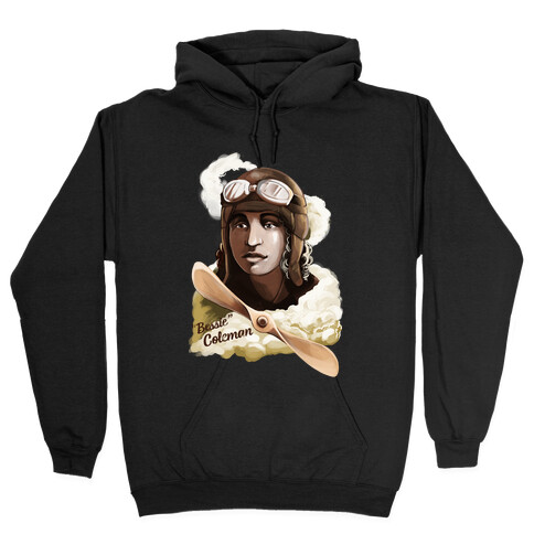 Queen Bess (Elizabeth "Bessie" Coleman) Hooded Sweatshirt