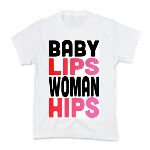 Baby Lips, Woman hips  Kids T-Shirt