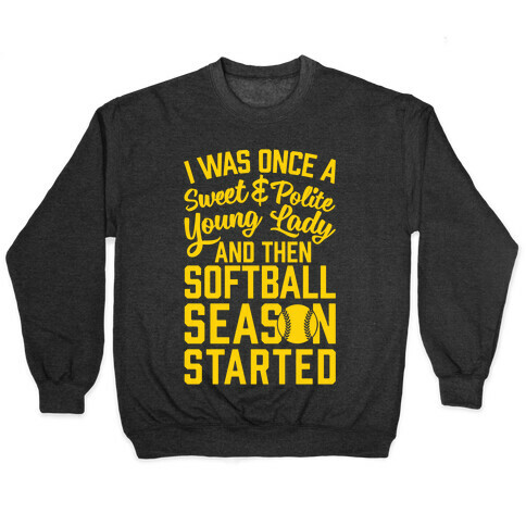 ...And Then Softball Season Started Pullover