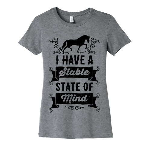 I Have A Stable State Of Mind Womens T-Shirt