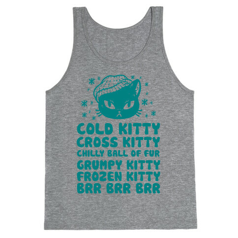 Cold Kitty Cross Kitty Tank Top
