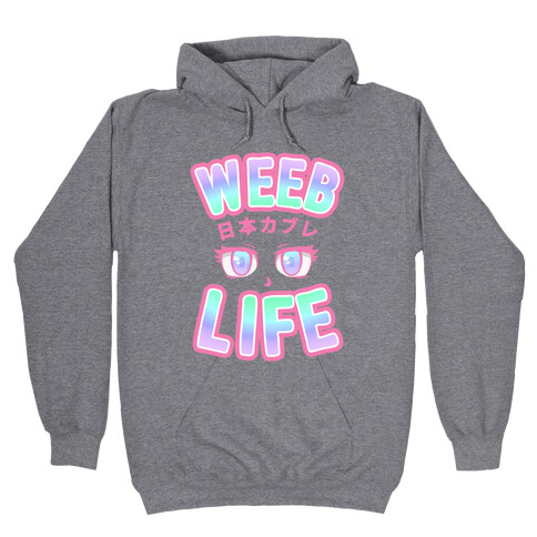 Weeb Life (Thug Life Parody) Hooded Sweatshirt