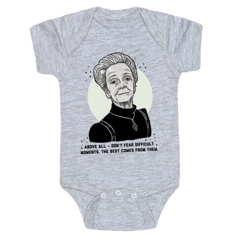 Do Not Fear Difficult Moments With Rita Levi-Montalcini Baby One-Piece