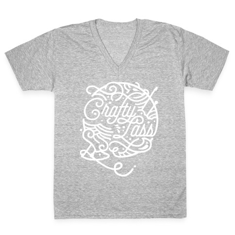 Crafty Lass V-Neck Tee Shirt