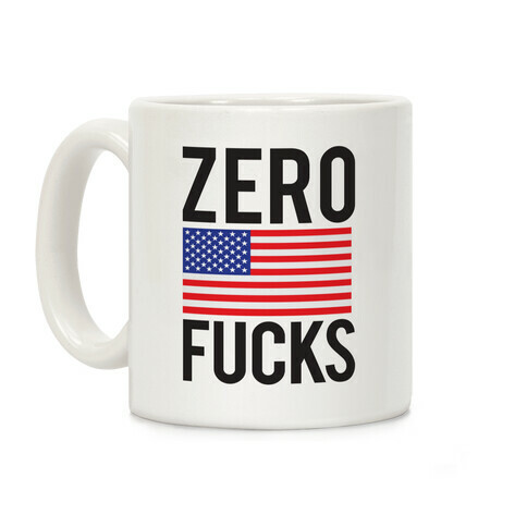 Zero F***s America Coffee Mug