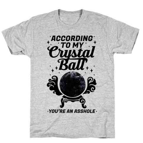 According To My Crystal Ball You're An Asshole T-Shirt