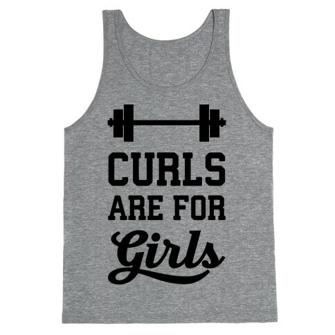 Curls Are For Girls Tank Top