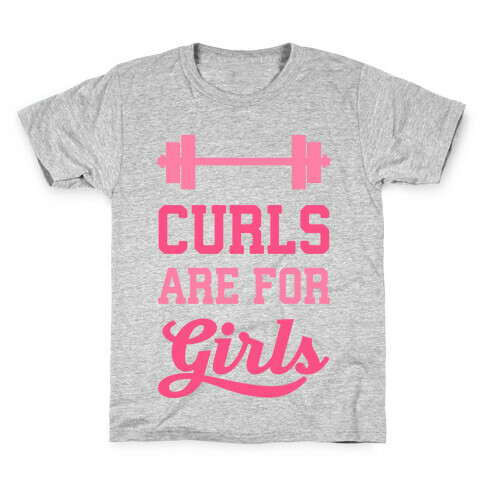 Curls Are For Girls Kids T-Shirt