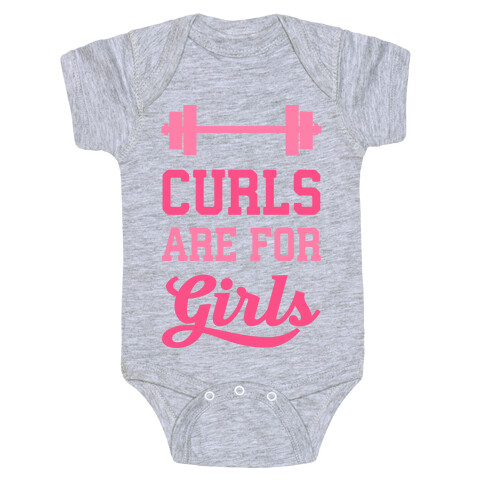 Curls Are For Girls Baby One-Piece