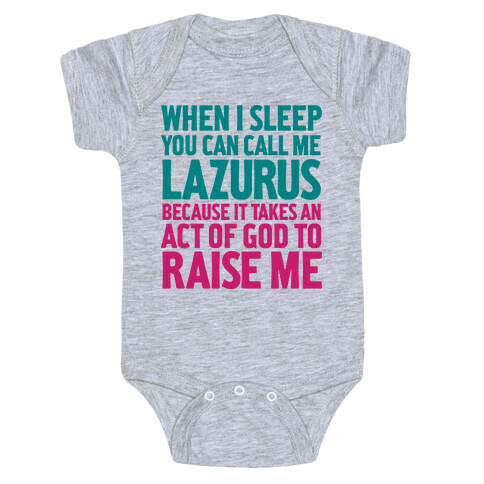 Call Me Lazarus Baby One-Piece