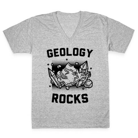 Geology Rocks V-Neck Tee Shirt