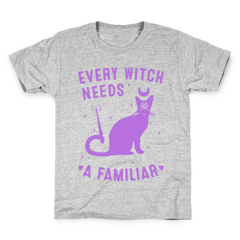 Every Witch Needs a Familiar Kids T-Shirt