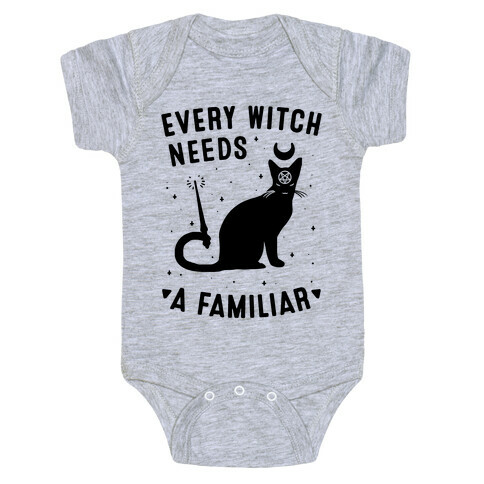 Every Witch Needs a Familiar Baby One-Piece