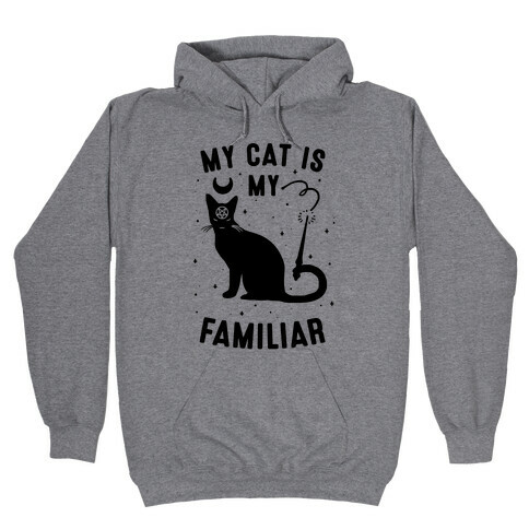 My Cat is My Familiar Hooded Sweatshirt