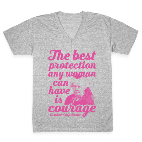 Courage V-Neck Tee Shirt