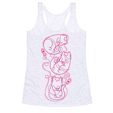 Gamer Cats Racerback Tank Top