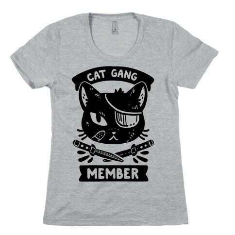 Cat Gang Member Womens T-Shirt
