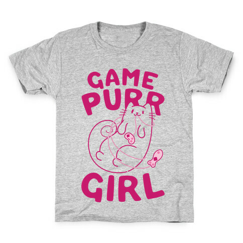 Game Purr Girl Kids T-Shirt