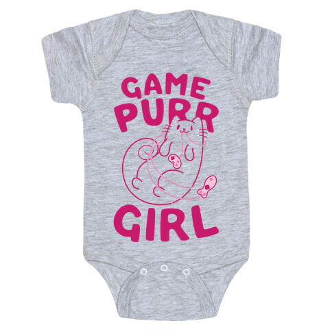 Game Purr Girl Baby One-Piece