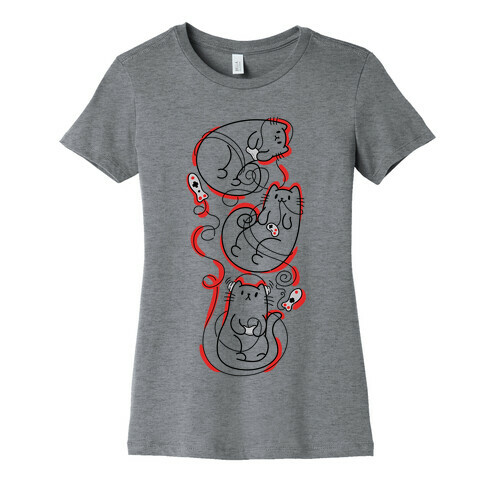 Gamer Cats Womens T-Shirt