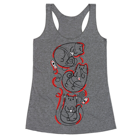 Gamer Cats Racerback Tank Top