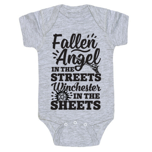 Fallen Angel In The Streets Winchester In The Sheets Baby One-Piece