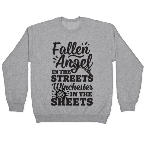 Fallen Angel In The Streets Winchester In The Sheets Pullover