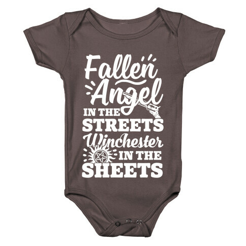 Fallen Angel In The Streets Winchester In The Sheets Baby One-Piece