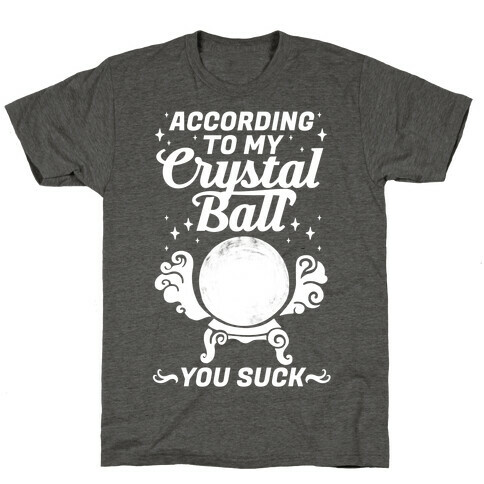 According To My Crystal Ball You Suck T-Shirt